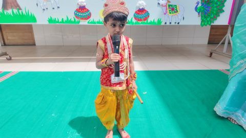 🌸✨ Krishna Janmashtami Celebration at Bhashini International School ✨🌸